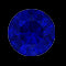 3.25 CT Lab ha creato un anello per l'eternità completo con zaffiro blu con montatura a griffe condivisa